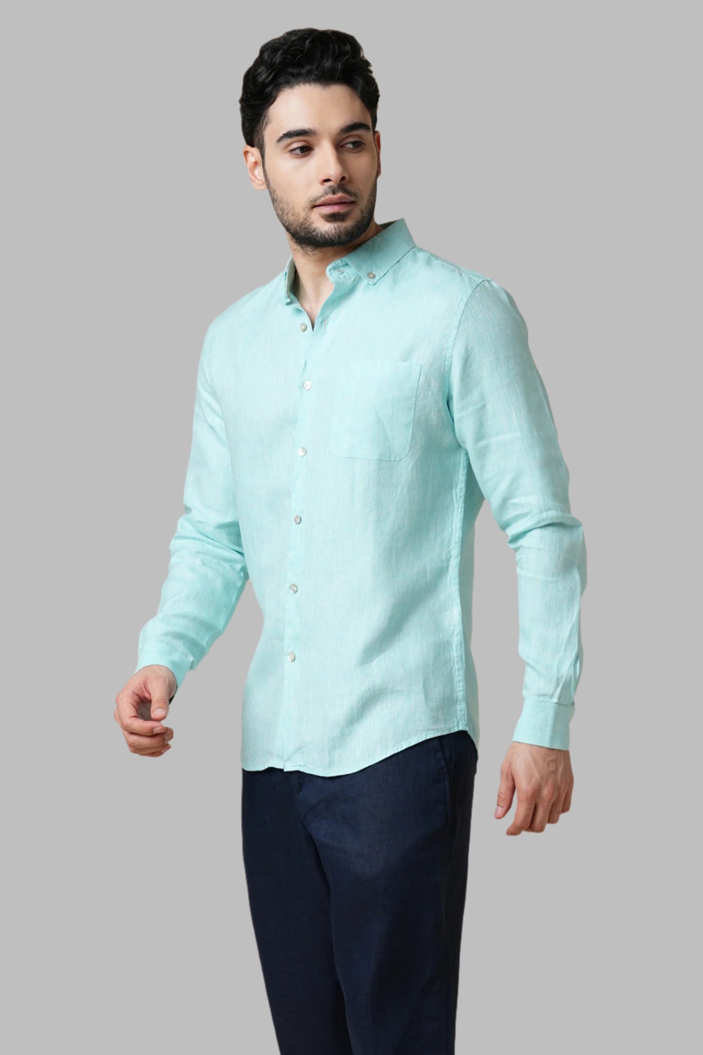 B. Label Velocity Buttondown Shirt for Men