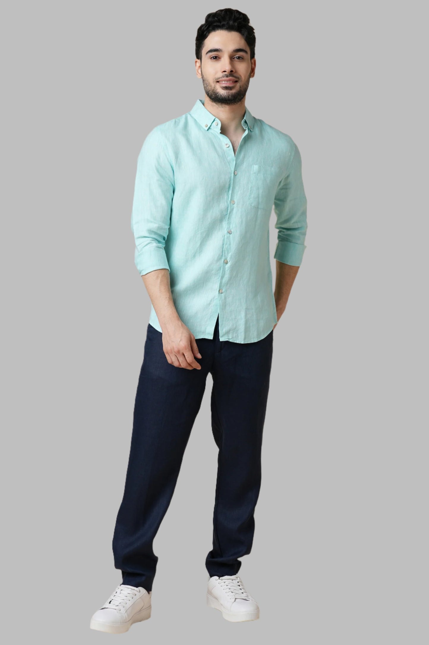 B. Label Velocity Buttondown Shirt for Men