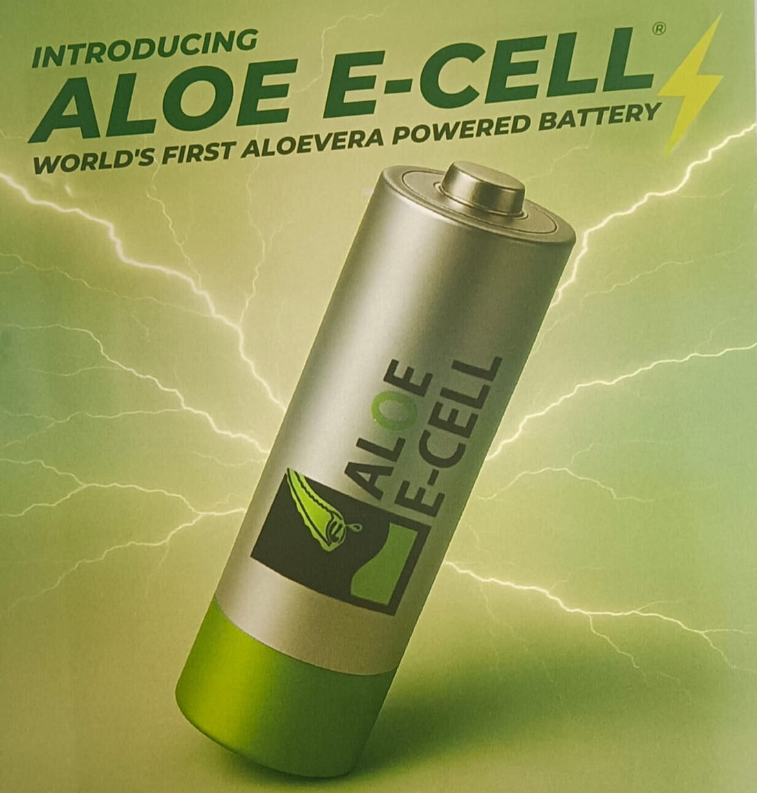 Introducing Aloe Ecell - The Worlds First Battery Powered By Aloe Vera