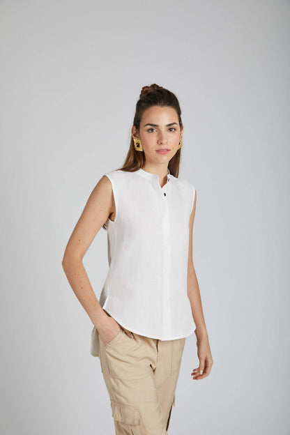 B. Label Zephyr Sleeveless Shirt for Women