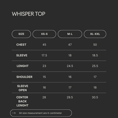 B. Label Whisper Top for Women