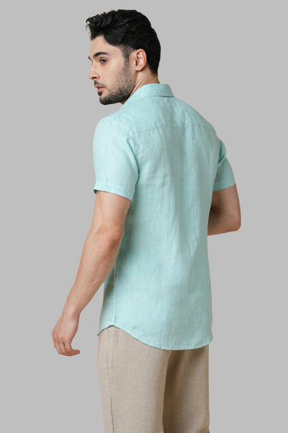 B. Label Burrow Half Sleeve Shirt for Men