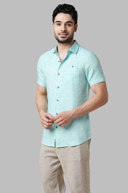 B. Label Burrow Half Sleeve Shirt for Men