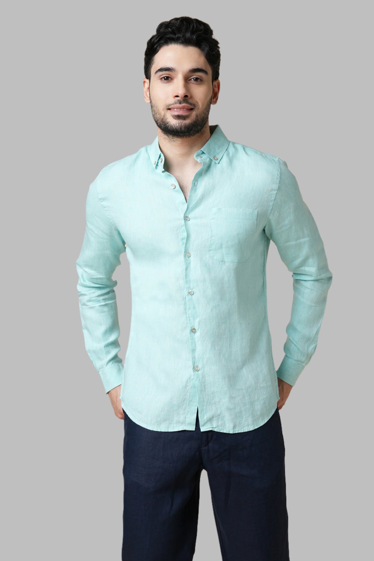 B. Label Velocity Buttondown Shirt for Men