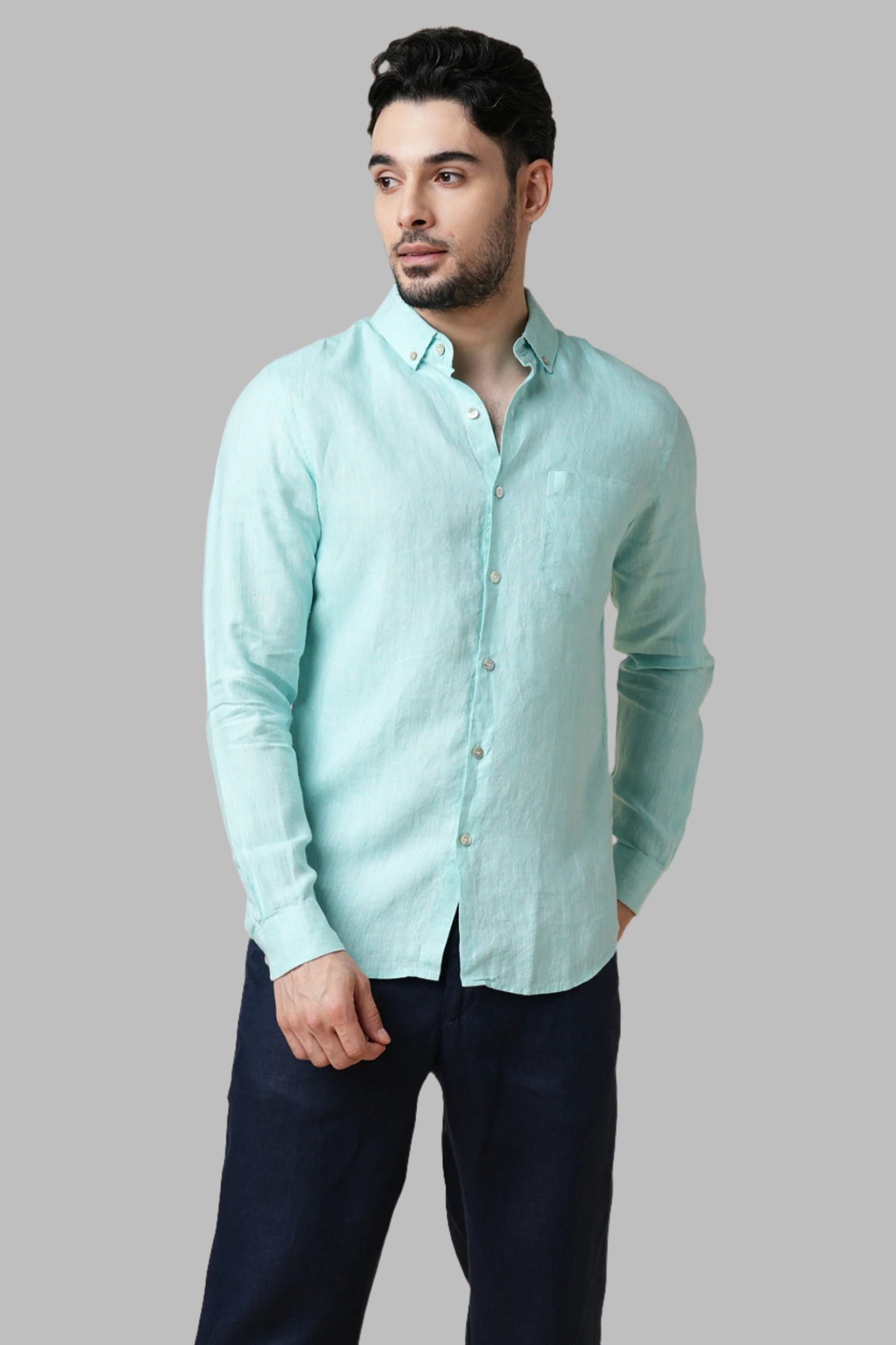 B. Label Velocity Buttondown Shirt for Men