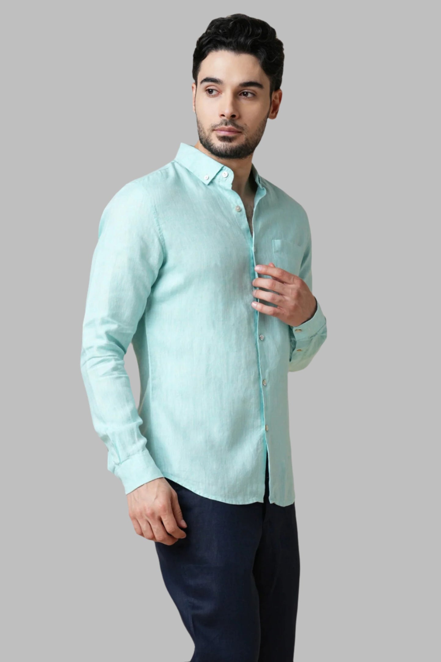 B. Label Velocity Buttondown Shirt for Men