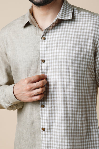 B. Label Gust Shirt - Checks & Stripes for Men