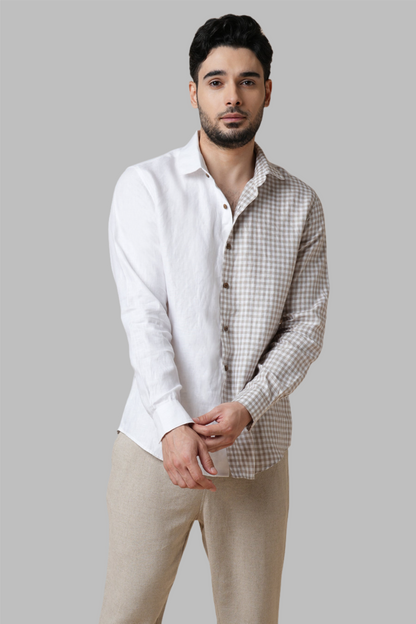 B. Label Gust Shirt - Checks & Stripes for Men