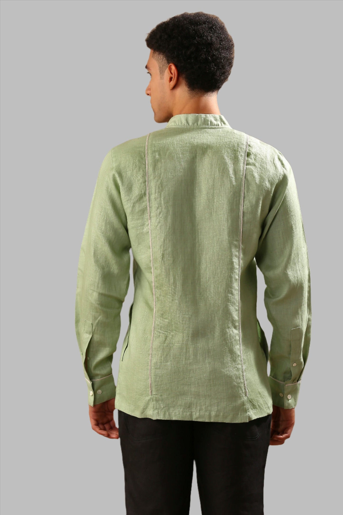 B. Label Baobab Bomber Shirt for Men