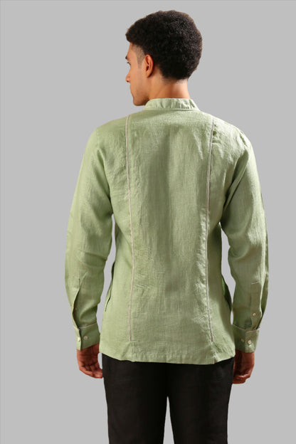 B. Label Baobab Bomber Shirt for Men