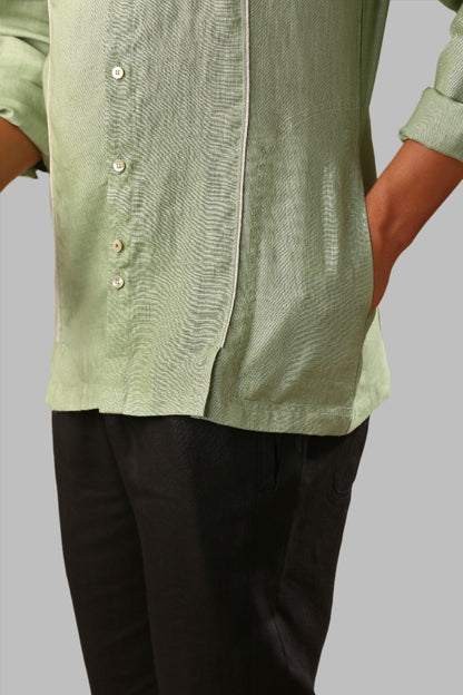 B. Label Baobab Bomber Shirt for Men