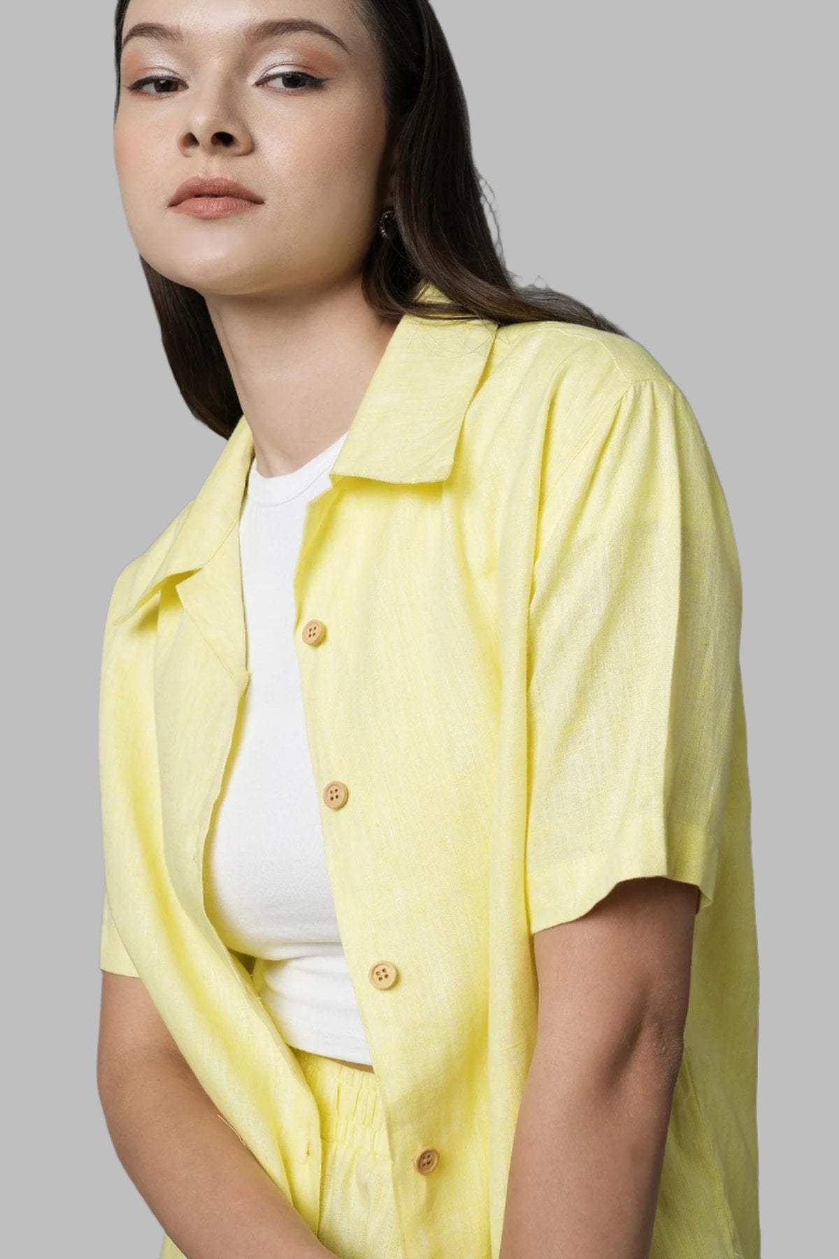 B. Label Calm Half Sleeves Shirt for Women