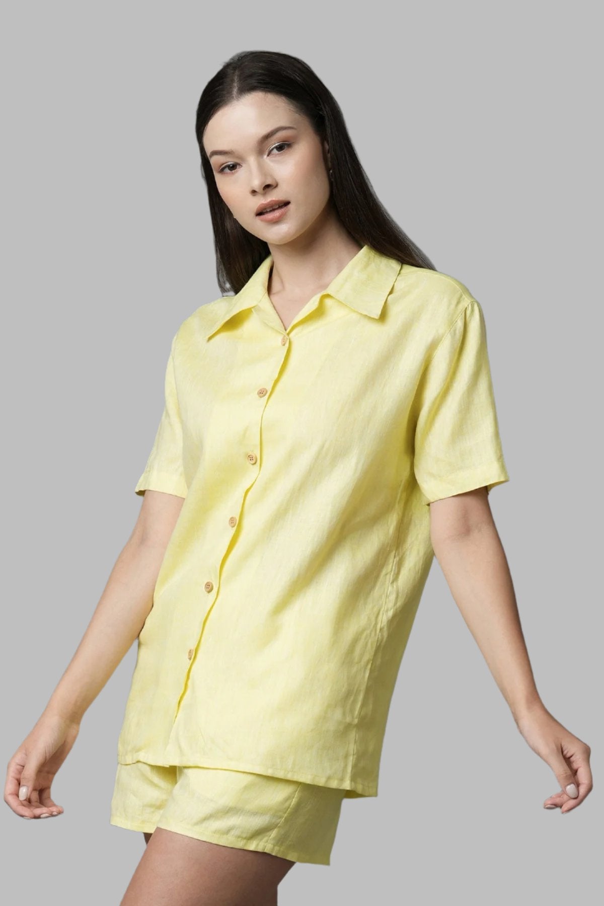 B. Label Calm Half Sleeves Shirt for Women