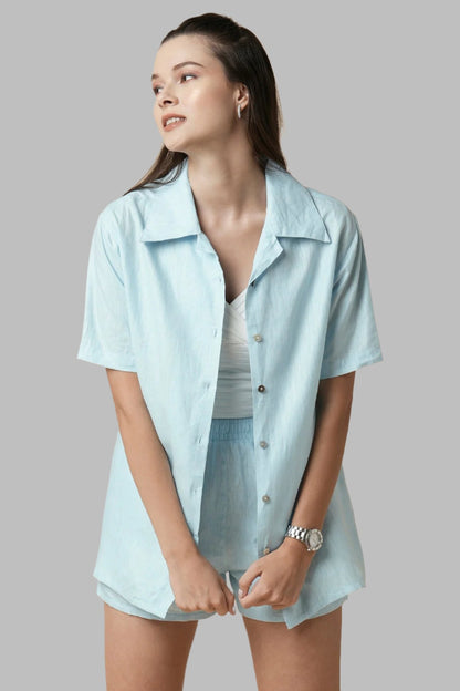 B. Label Calm Half Sleeves Shirt for Women