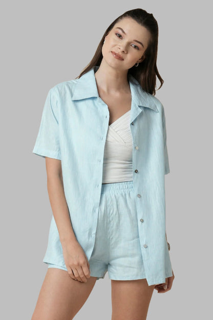 B. Label Calm Half Sleeves Shirt for Women