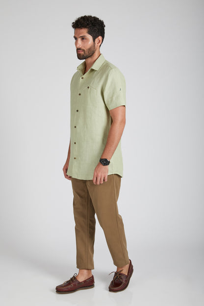 B. Label Burrow Half Sleeve Shirt for Men