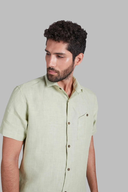 B. Label Burrow Half Sleeve Shirt for Men