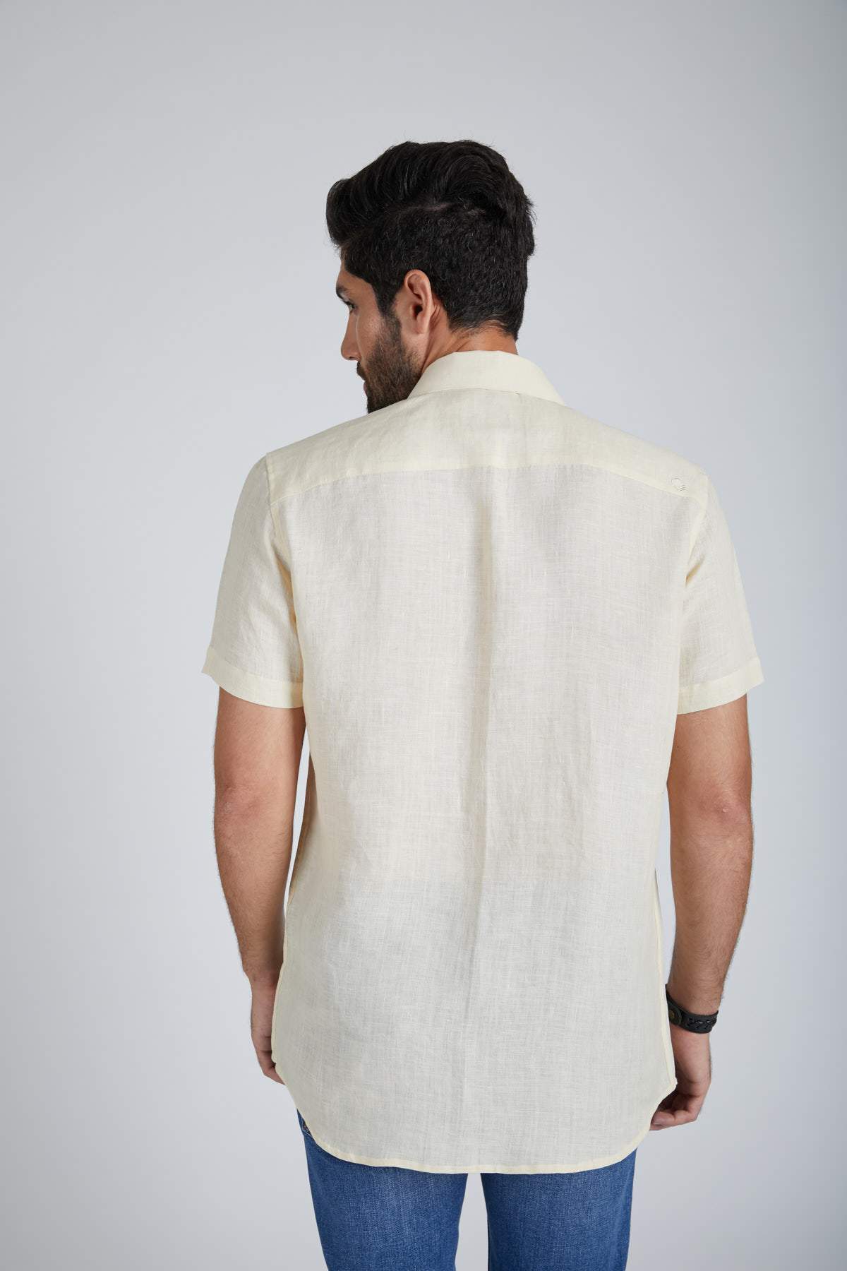 B. Label Burrow Half Sleeve Shirt for Men