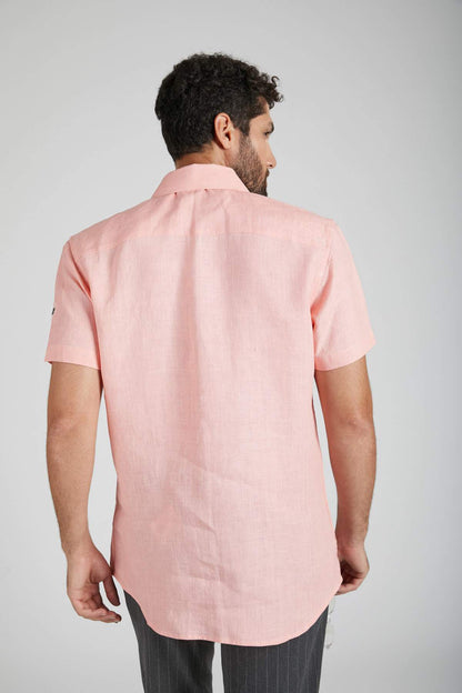 B. Label Burrow Half Sleeve Shirt for Men