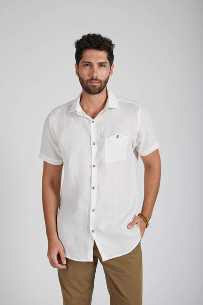 B. Label Burrow Half Sleeve Shirt for Men