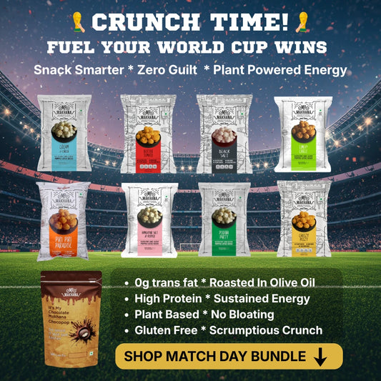 Mr Makhana — Roasted Lotus Seed Super Snacks | Match Day Bundle