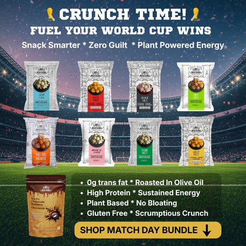 Mr Makhana — Roasted Lotus Seed Super Snacks | Match Day Bundle