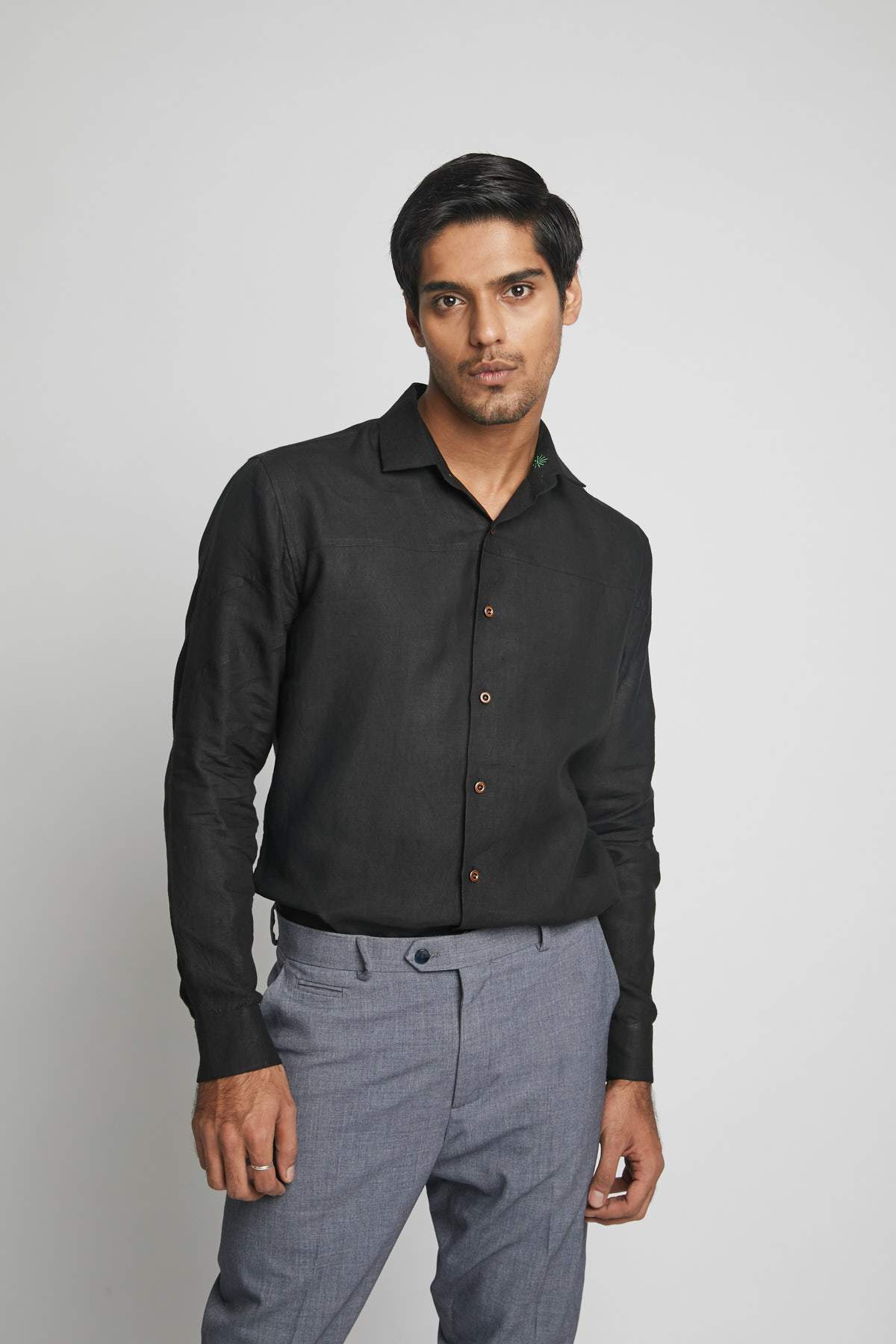 B. Label Galaxy Seam Shirt for Men