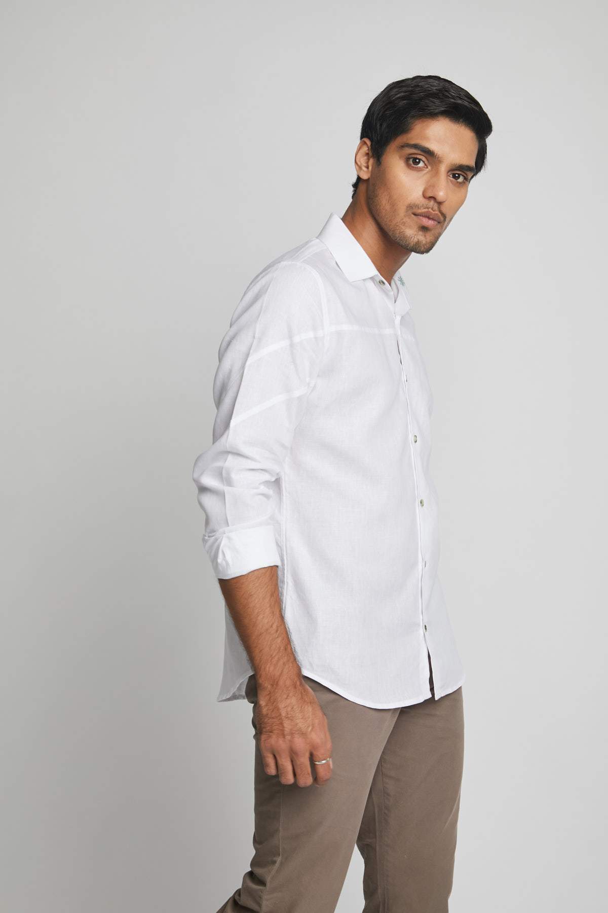 B. Label Galaxy Seam Shirt for Men