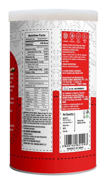 Mr Makhana(Popped Lotus Seed) Roasted in Olive Oil Super Snacks