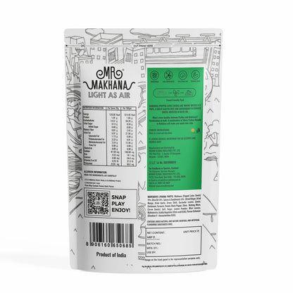 Mr Makhana(Popped Lotus Seed) Roasted in Olive Oil Super Snacks