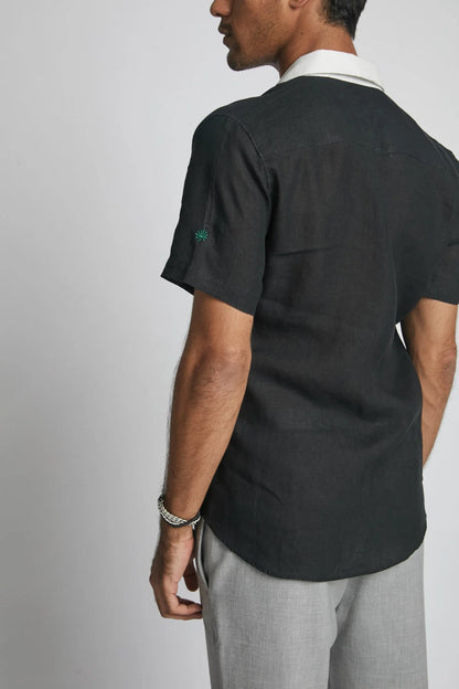 B. Label Radiate Colour Block Shirt for Men
