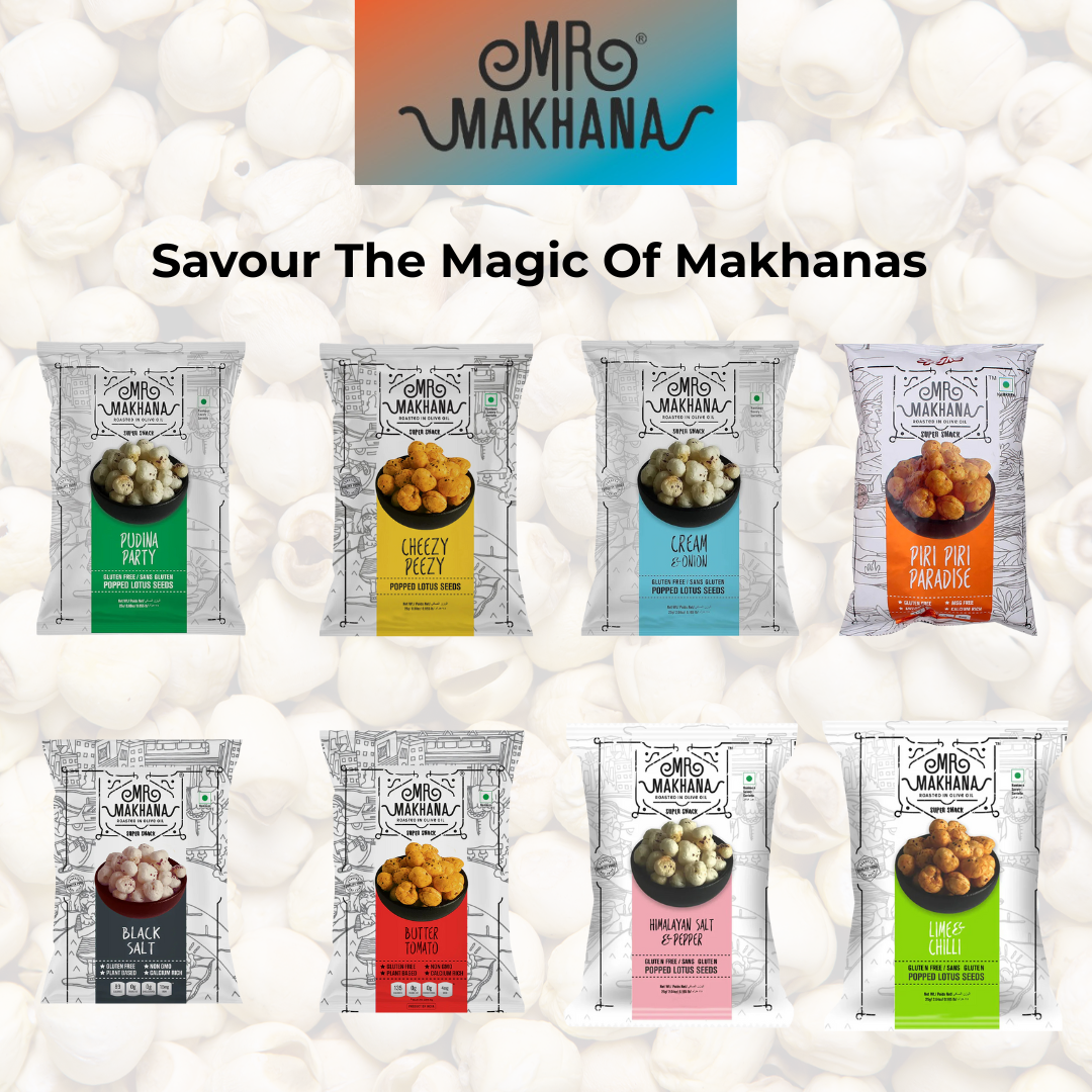 Mr Makhana (Popped Lotus Seed)- Roasted in Olive Oil Super Snacks 25g