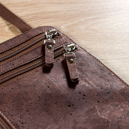 Travel_Neck_Wallet_vegan_cork_front