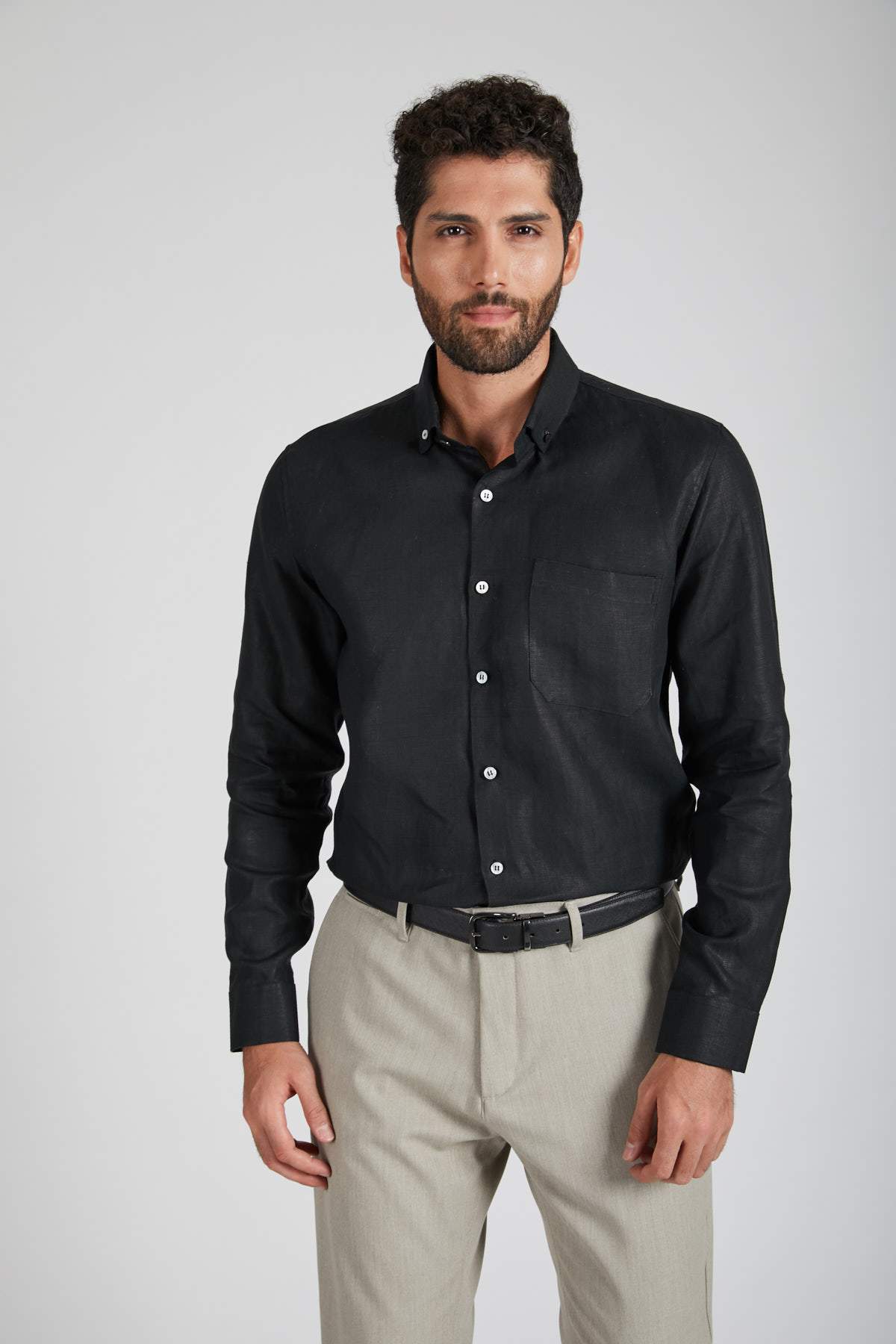 B. Label Velocity Buttondown Shirt for Men