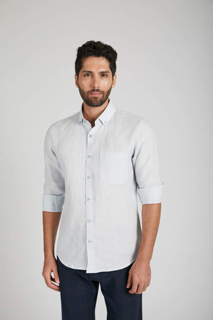 B. Label Velocity Buttondown Shirt for Men