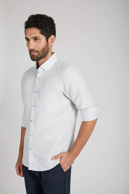 B. Label Velocity Buttondown Shirt for Men