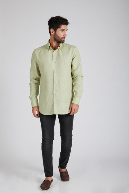 B. Label Velocity Buttondown Shirt for Men