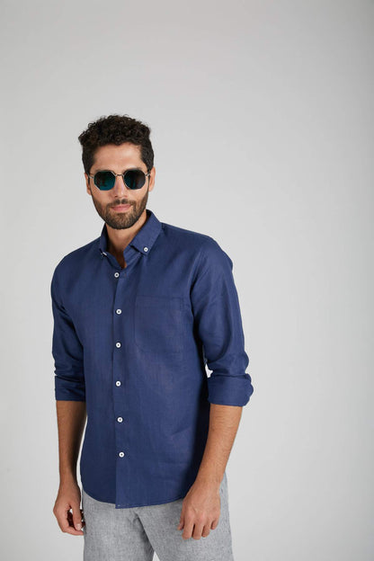 B. Label Velocity Buttondown Shirt for Men