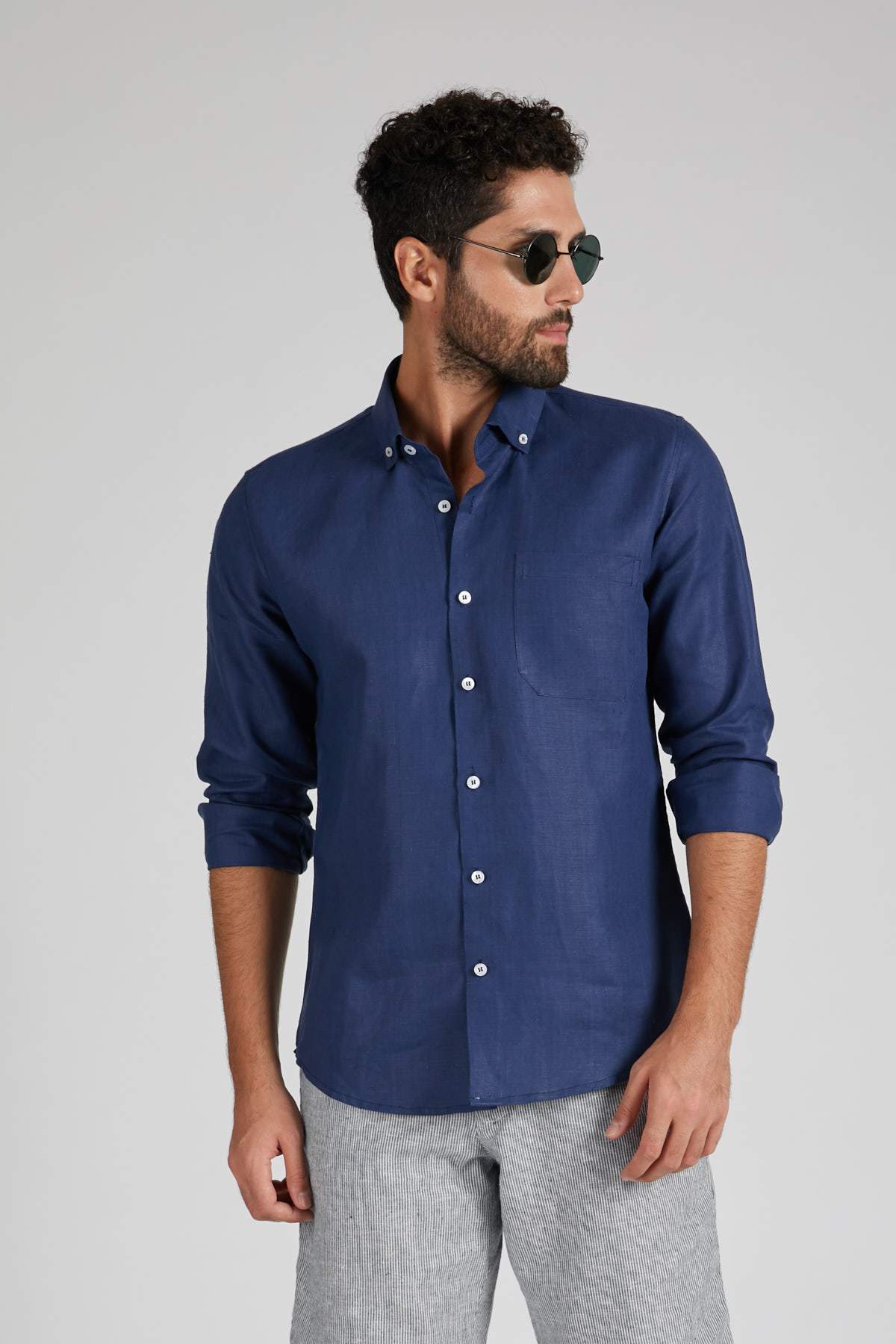 B. Label Velocity Buttondown Shirt for Men