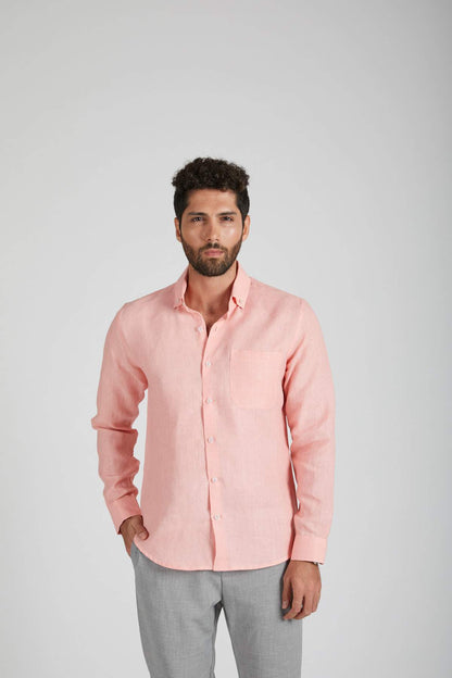 B. Label Velocity Buttondown Shirt for Men