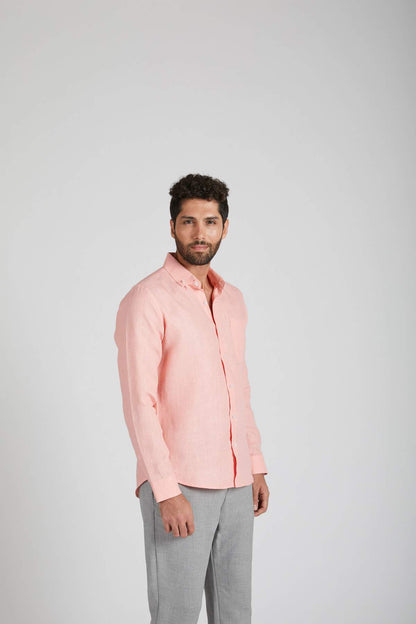 B. Label Velocity Buttondown Shirt for Men