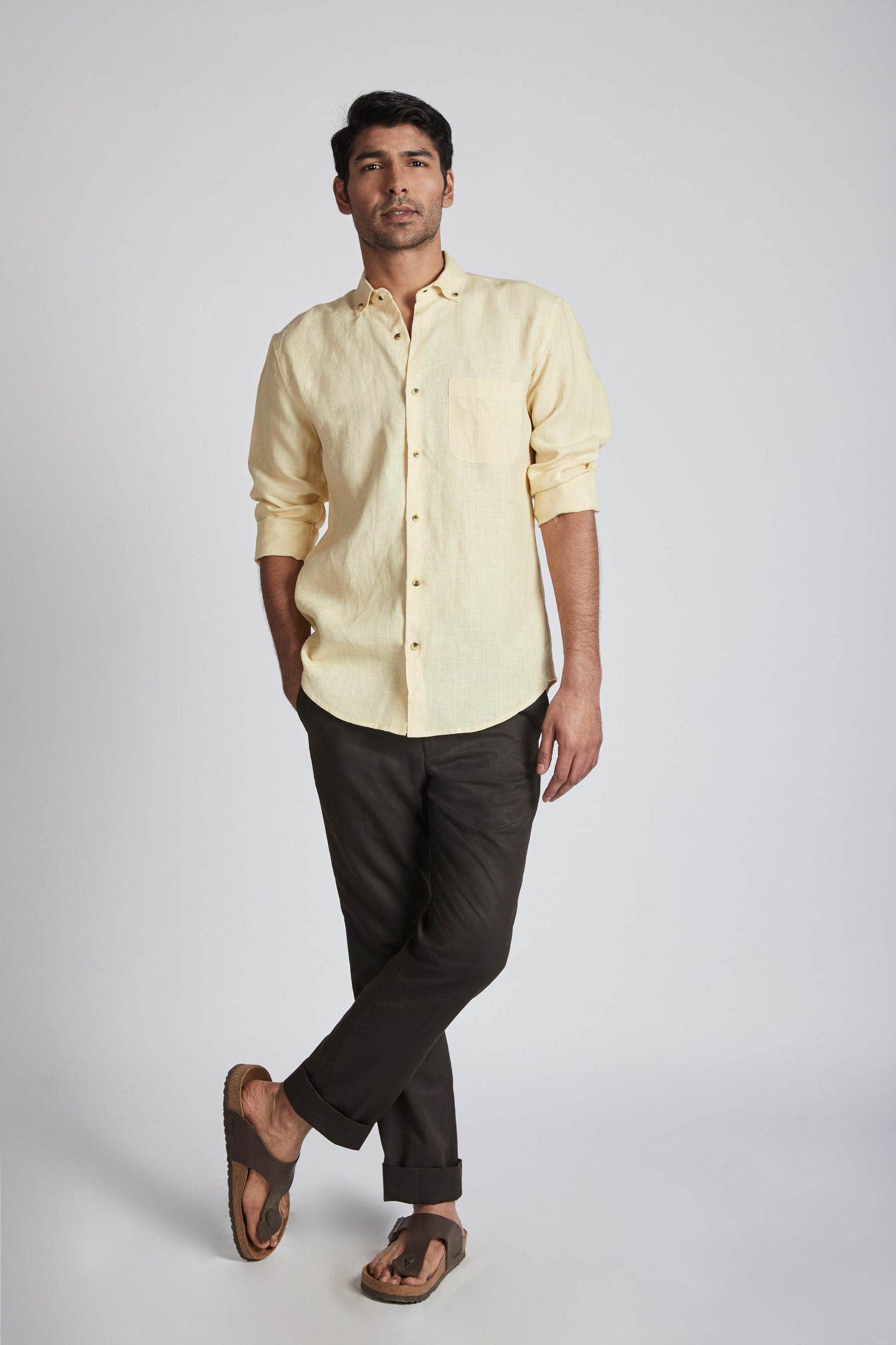 B. Label Velocity Buttondown Shirt for Men