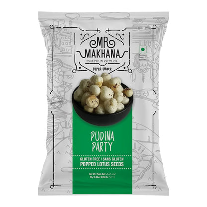Mr Makhana (Popped Lotus Seed)- Roasted in Olive Oil Super Snacks 25g
