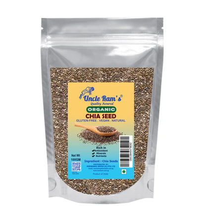 Uncle Ram's Seeds - Organic Chia 100g/200g/400g