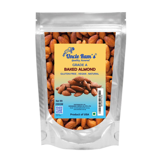 Uncle Ram's Nuts Baked Almond 200g, 400g