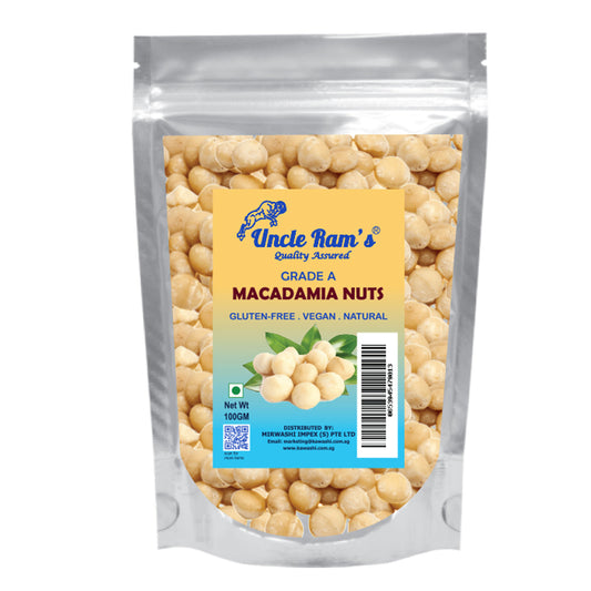 Uncle Ram's Nuts Macadamia 100g, 200g, 400g