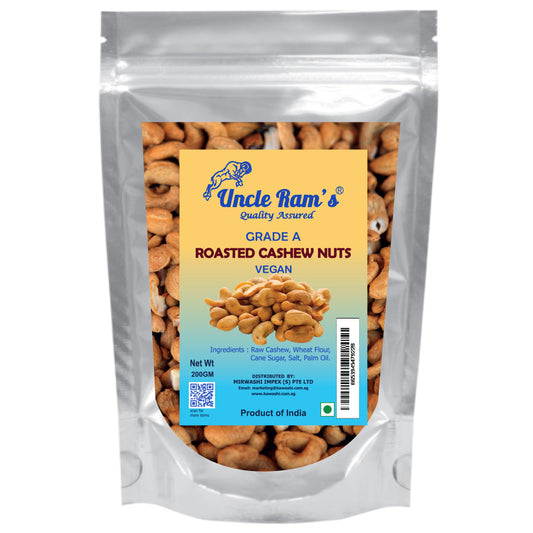 Uncle Ram's Nuts Roasted Cashew 200g, 400g