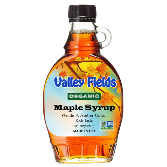 Valley Fields Maple Syrup Rich/Robust Taste 8oz, 12oz