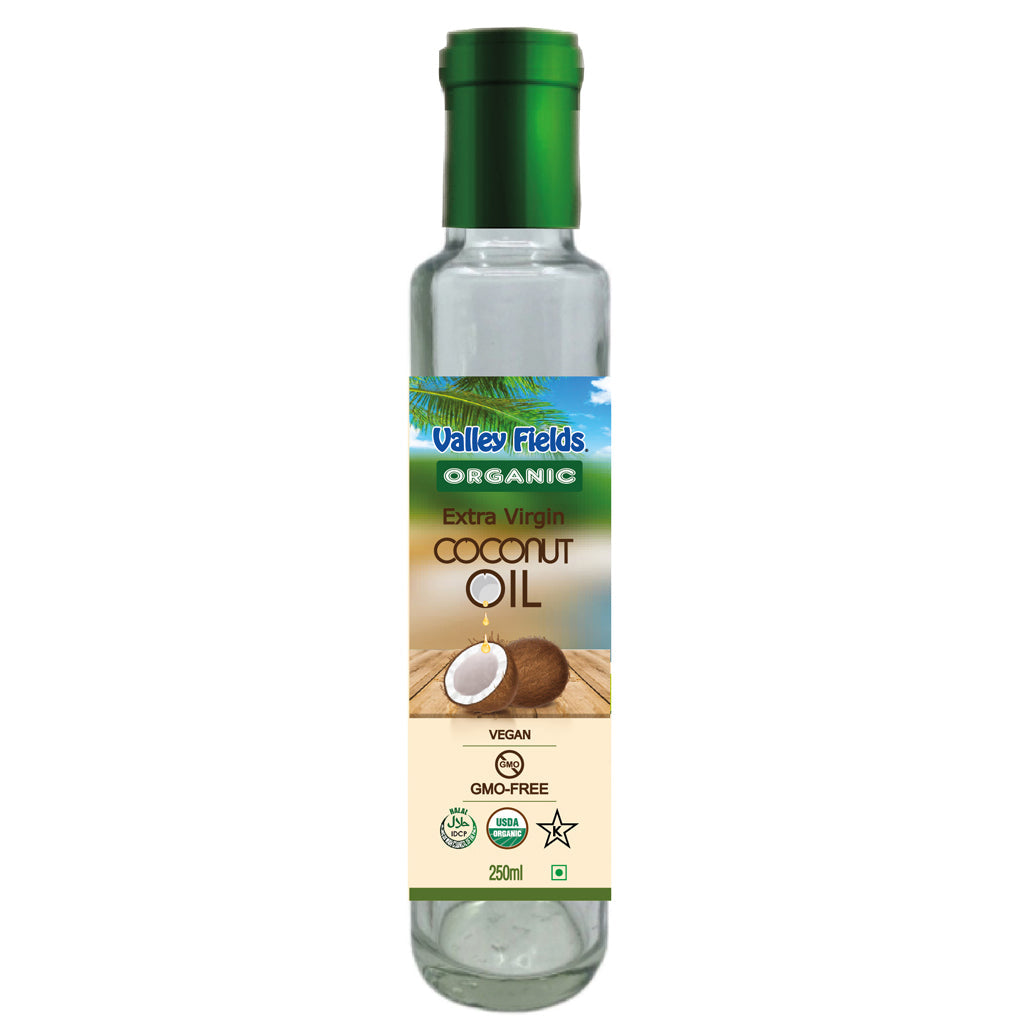 Valley Fields Organic Extra Virgin Coconut Oil 250ml