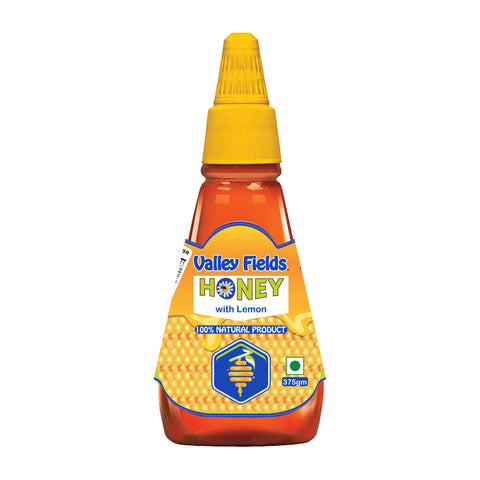 Valley Fields Infused Honey (Lemon, Ginger, Black Pepper, Cinnamon) 375g